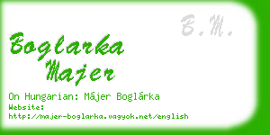 boglarka majer business card