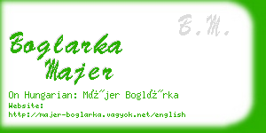 boglarka majer business card